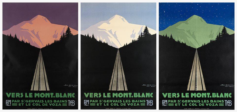 Geo Dorival, Vers le Mont-Blanc triptych