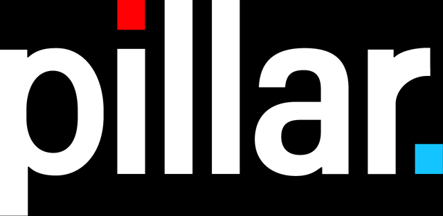 Pillar wordmark on black